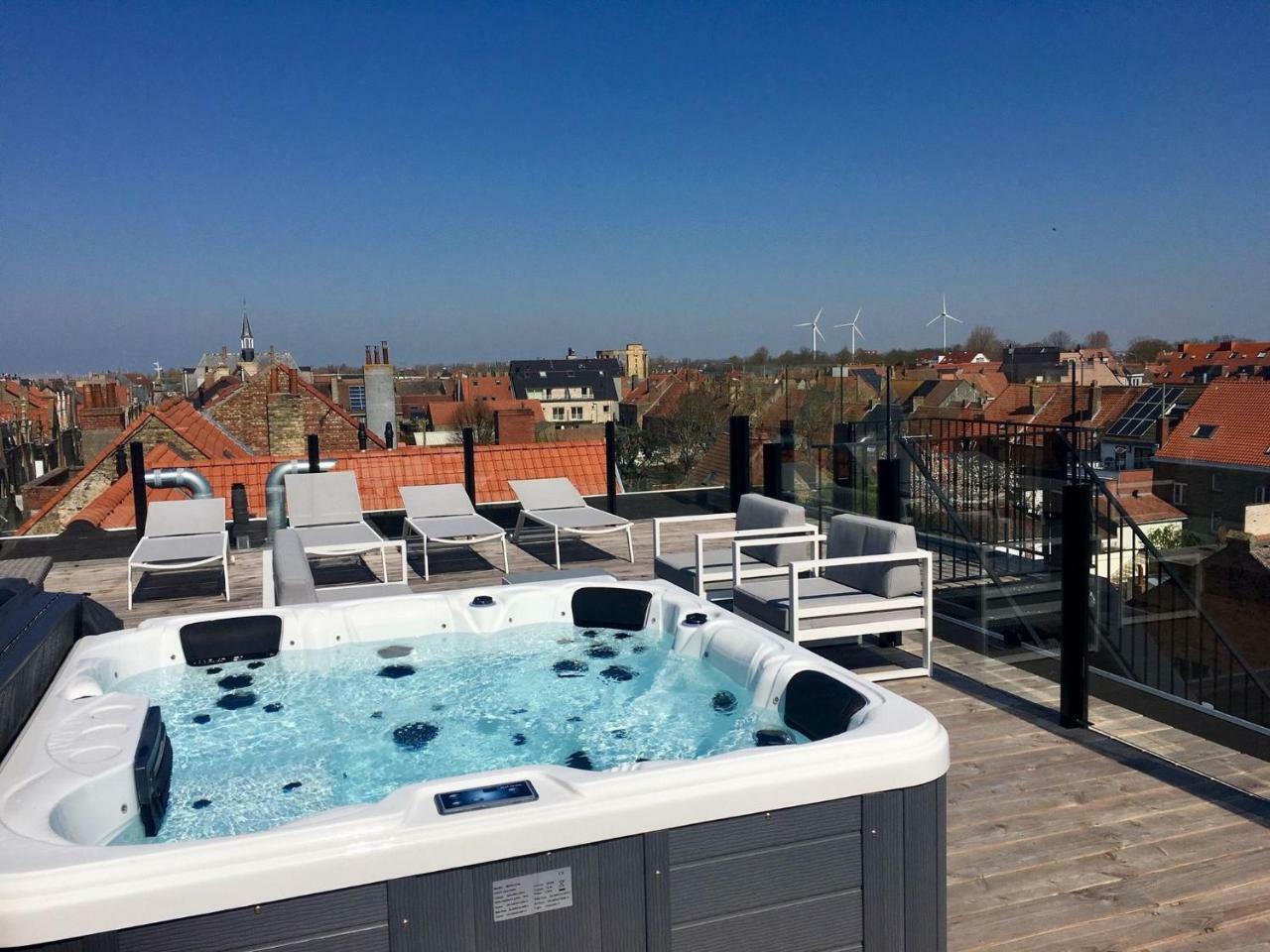 Luxurious Apartment In Nieuwpoort With Jacuzzi Exterior foto